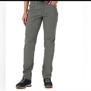 Wrangler ATG Canvas Gray Dark‎ Shadow Slim Fit mid rise Pants size 10 Tall new
